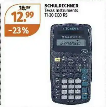 Müller Schulrechner Texas Instruments Ti-30 Eco Rs Angebot