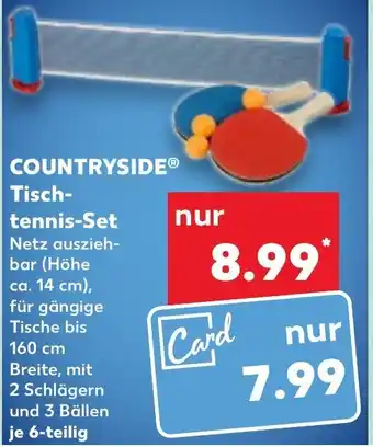 Kaufland Countryside Tischtennis Set 6-teilig Angebot