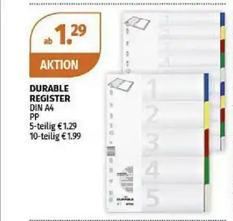 Müller Durable Register Angebot