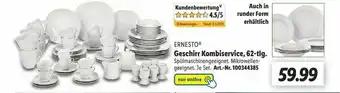 Lidl Ernesto geschirr kombiservice 62tlg Angebot