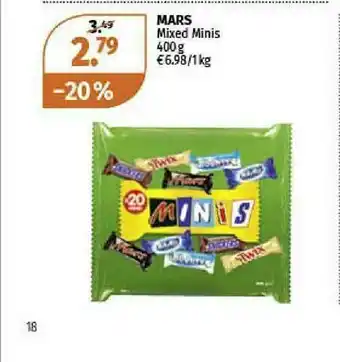 Müller Mars Mixed Minis Angebot