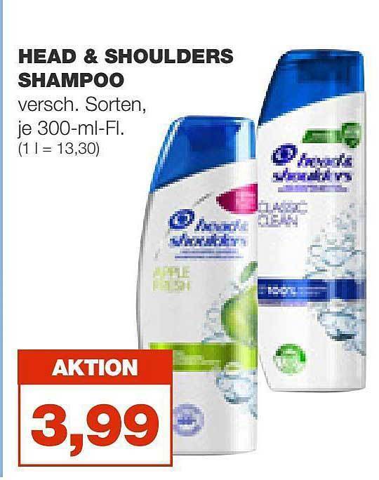 Head & shoulders shampoo Angebot bei mein real