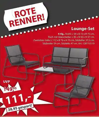 Sonderpreis Baumarkt Lounge-set Angebot