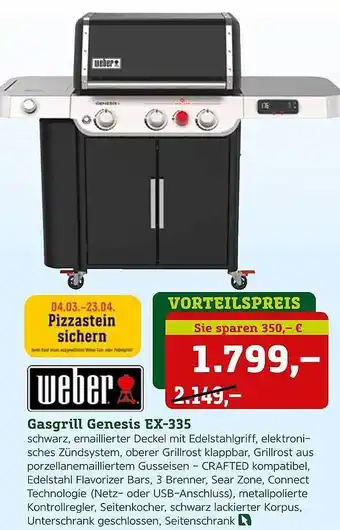 Pflanzen Kölle Weber gasgrill genesis ex-335 Angebot