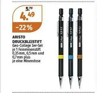 Müller Aristo Druckbleistift Angebot