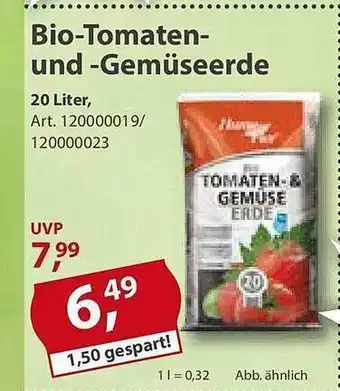 Sonderpreis Baumarkt Bio-tomaten- und -gemüseerde Angebot