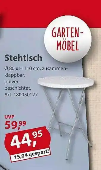 Sonderpreis Baumarkt Stehtisch Angebot