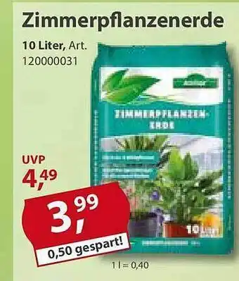 Sonderpreis Baumarkt Zimmerpflanzenerde Angebot