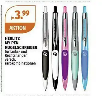 Müller Herlitz My Pen Kugelschreiber Angebot