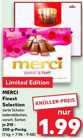 Kaufland Merci Finest Selection 210-250 g Packg. Angebot