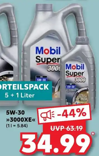 Kaufland Mobil Super Motorenöl 5W-30 ,,3000XE" Angebot