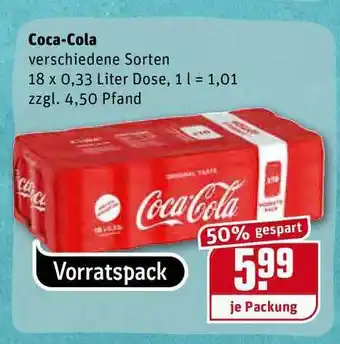 REWE Kaufpark Coca-cola Angebot