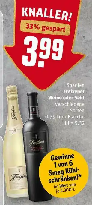 REWE Kaufpark Spanien Freixenet Weine Oder Sekt Angebot