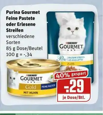 REWE Kaufpark Purina Gourmet Feine Pastete Oder Erlesene Streifen Angebot