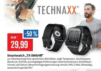 Stolz Technaxx Smartwatch „tx-SW6HR” Angebot