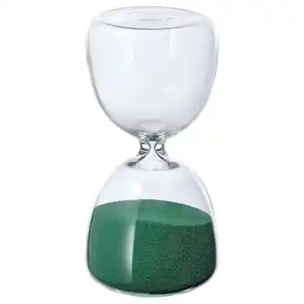 IKEA Eftertänka sanduhr klarglas/grün 15 cm Angebot