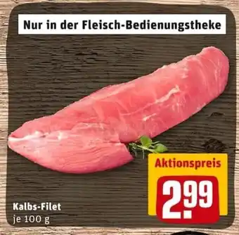 REWE City Kalbs Filet 100g Angebot