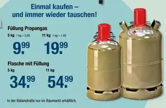 V Markt Fullung Propangas 5kg Angebot