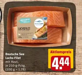 REWE City Deutsche See Lachs Filet 250g Angebot