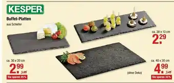 V Markt Kesper Buffet-Platten 30*20cm Angebot