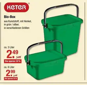 V Markt Keter Bio-Box 3L Angebot