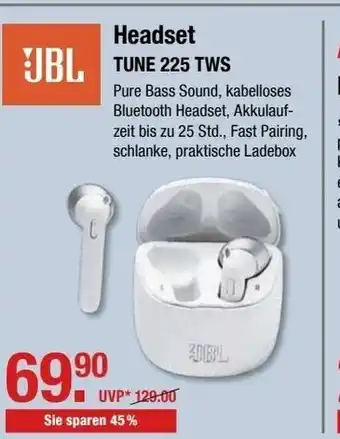 V Markt JBL Headset TUNE | 225 TWS Angebot