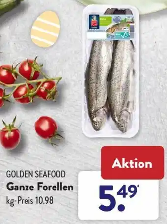 Aldi Süd Golden Seafood Ganze Forellen Angebot