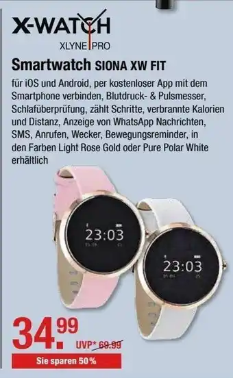 V Markt X-Watch Smartwatch Siona XW Fit Angebot