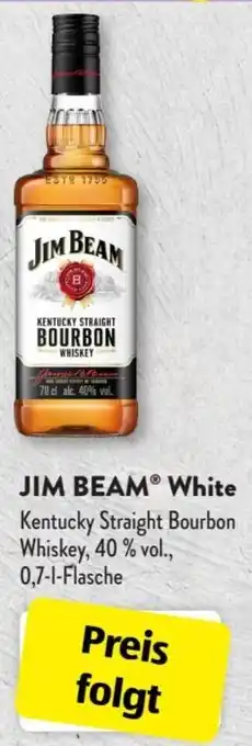 Aldi Süd Jim Beam White Kentucky Straight Bourbon Whisky 0,7 L Flasche Angebot