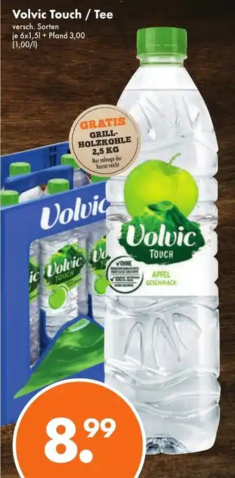 Trink und Spare Volvic Tee o. Touch 6*1.5L Angebot