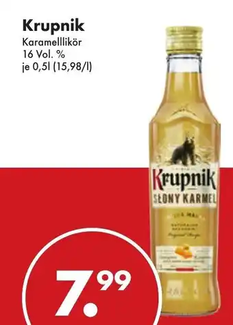 Trink und Spare Krupnik Slony Karmel 500ml Angebot