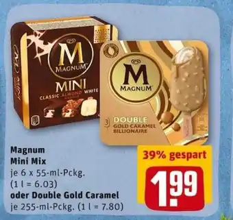 REWE City Magnum Mini Mix oder Double Gold Caramel Angebot