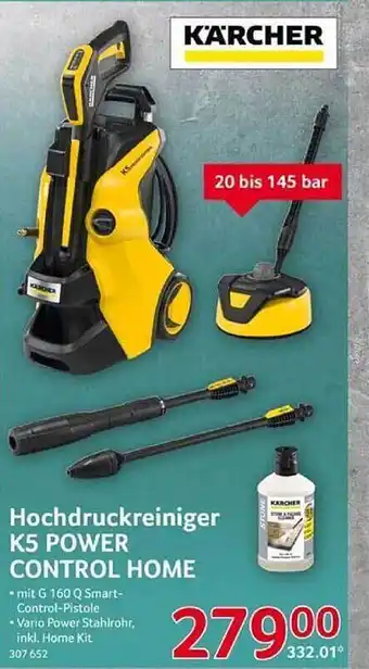 Selgros Kärcher hochdruckreiniger k5 power control home Angebot