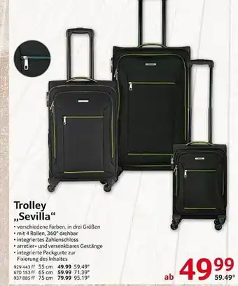 Selgros Trolley „sevilla“ Angebot