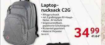 Selgros Laptoprucksack c2g Angebot