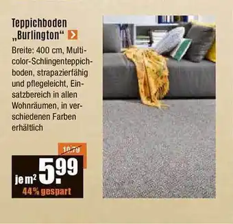 V Baumarkt Teppichboden „burlington“ Angebot