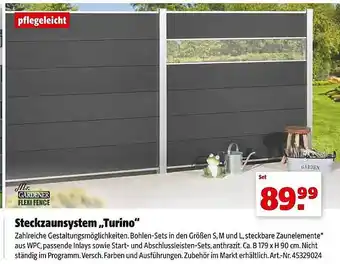 Hagebau Mr. gardener steckzaunsystem „turino“ Angebot