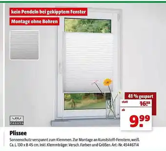 Hagebau Casaya plissee Angebot