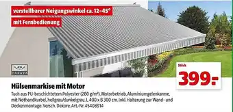 Hagebau Casaya hülsenmarkise mit motor Angebot