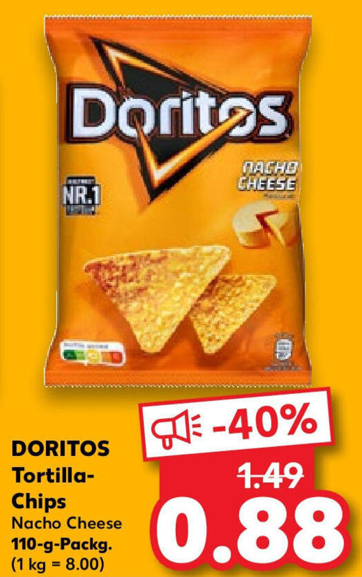 Doritos Tortilla Chips 110 g Packg. Angebot bei Kaufland