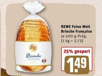 REWE City Rewe Feine Welt Brioche Francaise 400g Angebot