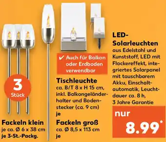 Kaufland LED Solarleuchten Angebot