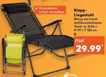 Kaufland Country Side Klapp Liegestuhl Angebot