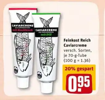 REWE City Feinkost Reich Caviarcreme 70g Angebot