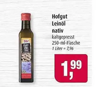 Markant Hofgut leinöl nativ Angebot