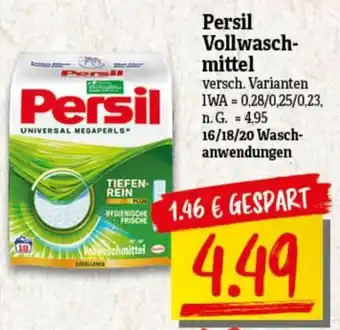 nah & gut Persil Vollwaschmittel 16/18/20 Waschanwendungen Angebot