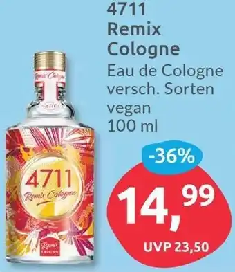 Budni 4711 Remix Cologne 100 ml Angebot