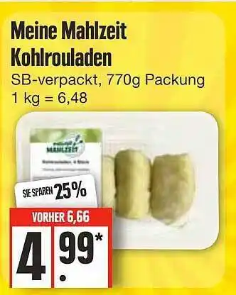 Edeka Frischemarkt Meine mahlzeit kohlrouladen Angebot