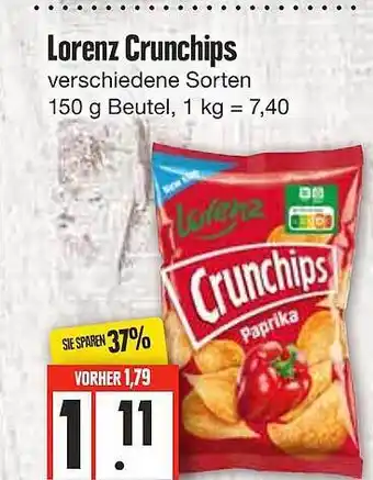 Edeka Frischemarkt Lorenz crunchips Angebot