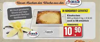 Scheck-in-Center Käsekuchen auch in sb erhältlich Angebot